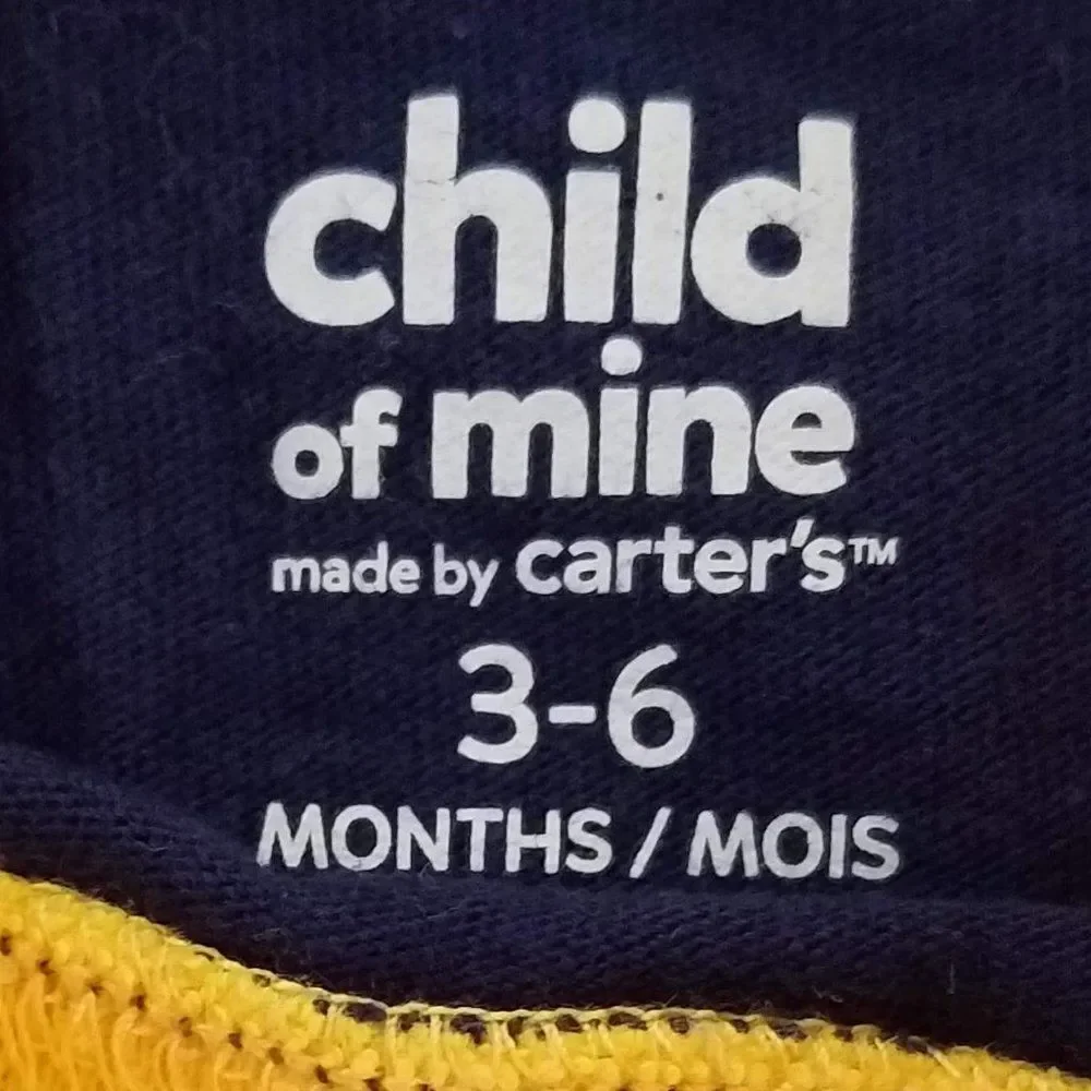 Carter's Boy's 6/9 Months Blue Race Car Short Sleeve Romper Outfit